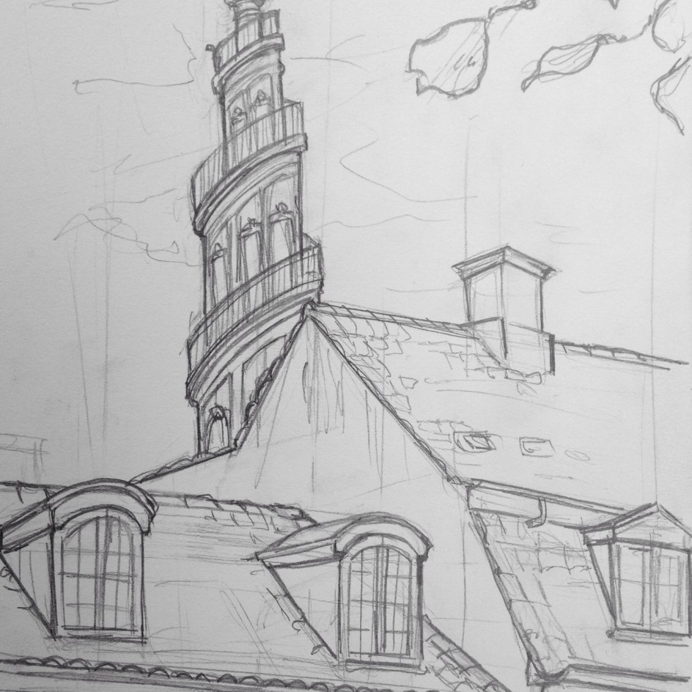 Urban Art 'Overgaden Neden Vandet, Copenhagen, Denmark.' Near Christiania - an occupied part of the city. sketchbookexplorer.com #art #drawing #sketch #pencil #illustration #travel #architecture