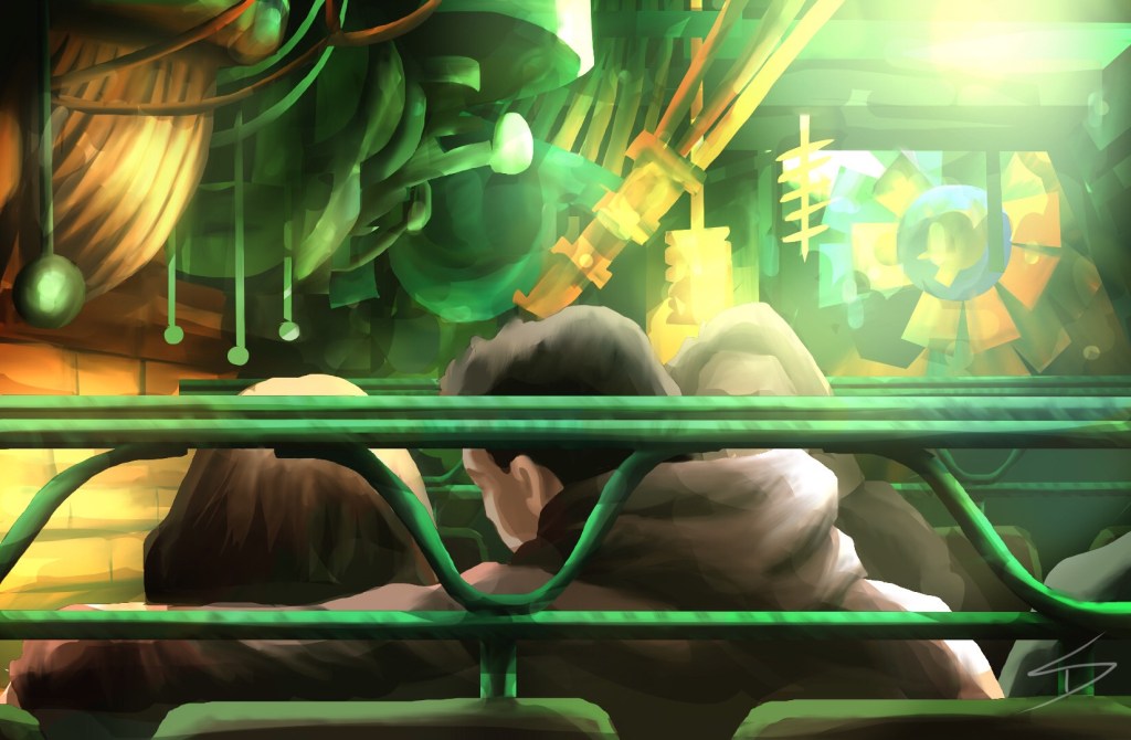 ipad Painting - 'Cross Club, Prague.' @davidasutton @sketchbookexplorer Facebook.com/davidanthonysutton #sketch #ipadart #prague #travelblog #travel #crossclub